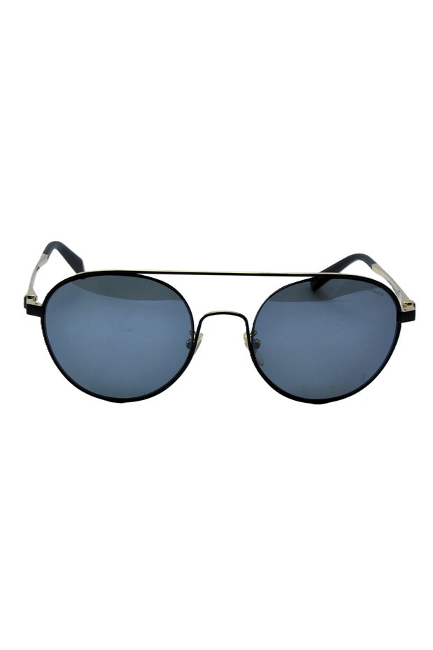 Schc29 302P 56 Matte Black Gold Polarized Unisex Sunglasses