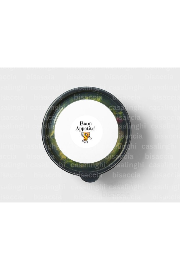 Buon Appetito Sticker in Italian Language Buon Appetito Sticker Food Coffee Dessert 4 cm (90 Pieces)