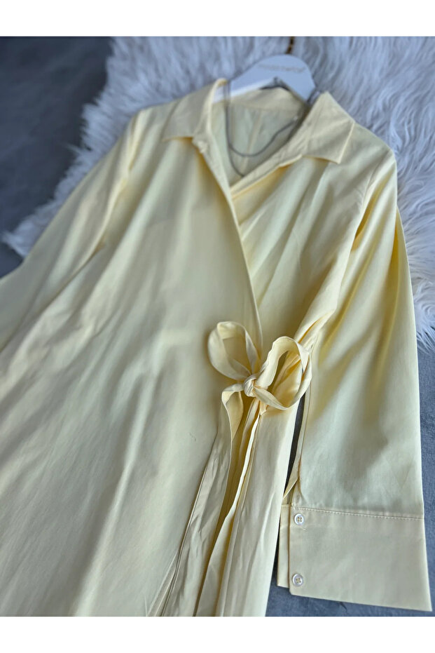 Sofia Yandan Bağlamalı Elbise - 2