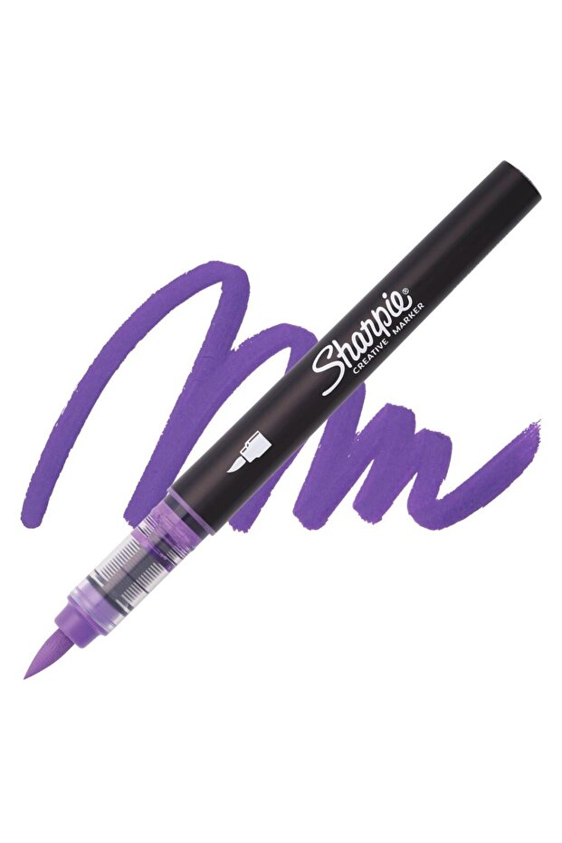 Creative Akrilik Marker Leylak- Fırça Ucu - 1