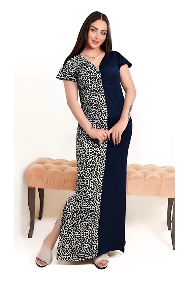 Cotton homewear printed dress