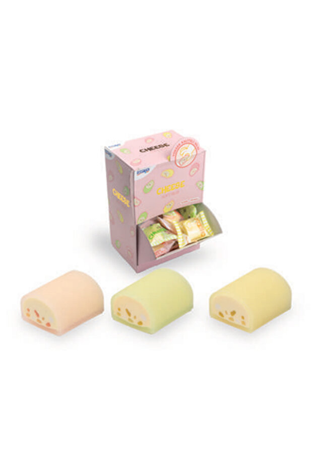 3 Adet Şekilli Silgi bez çanta hediyeli - 2