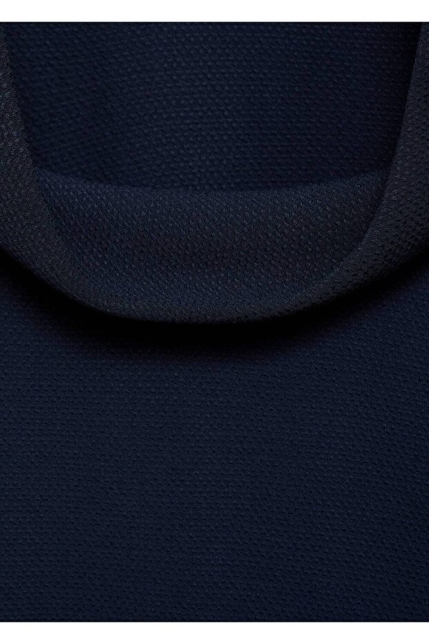 Oversize dökümlü bluz - 5