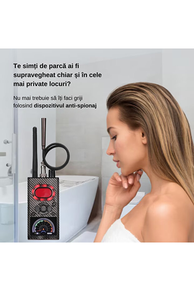 Spy Device Detector, Artificial Intelligence Chip, 10m Detection Range, Detects Cameras, GPS - 4