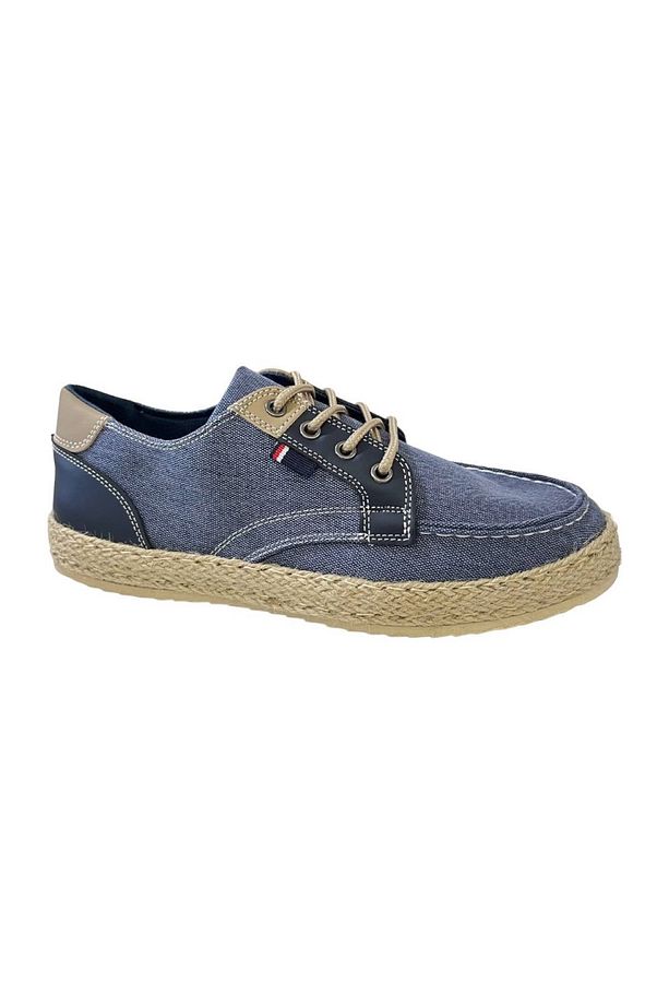 KNX Günlük Rahat Kalıp Yumuşak Taban Canvas Denim Loafer Ayakkabı - 1