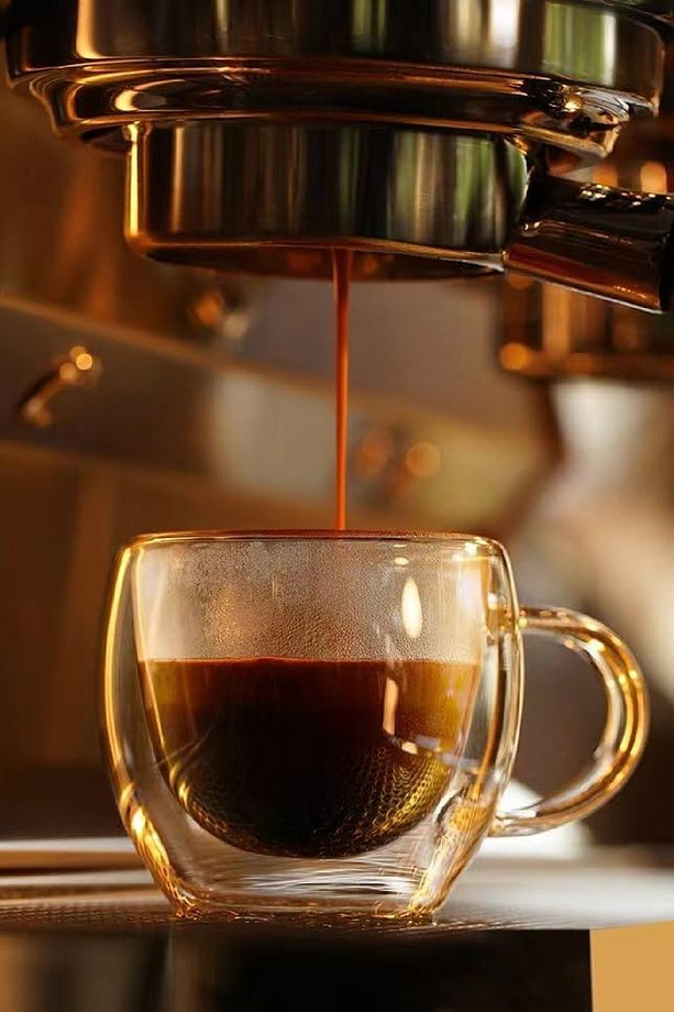 Çift Çidarlı Kulplu Borosilikat Cam Kahve Kupası, Mini Çay Kupası, Espresso ve Latte Kupası 80 ml - 6