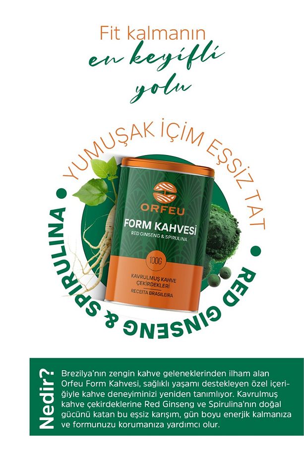 2 Adet Form Kahvesi – Red Ginseng & Spirulina İçerikli 100 G (Brezilya Reçetesi) - 2
