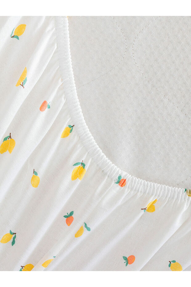 Sparkling Selections from Shining Store |   Patterned Double Cotton Fitted Sheet - 4