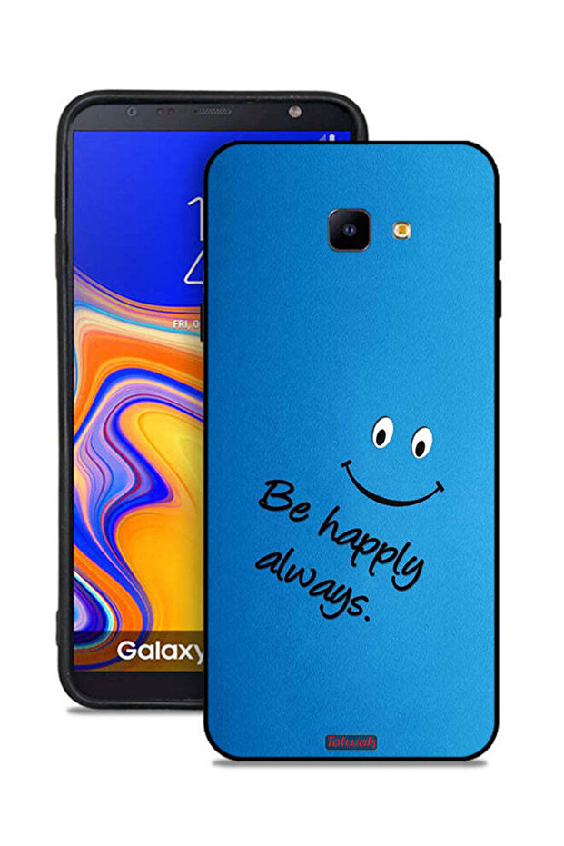 غطاء حماية لهاتف Samsung Galaxy J4 Core كن سعيدًا دائمًا