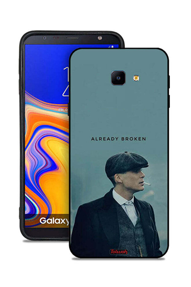 غطاء حماية لهاتف Samsung Galaxy J4 Core مكسور بالفعل