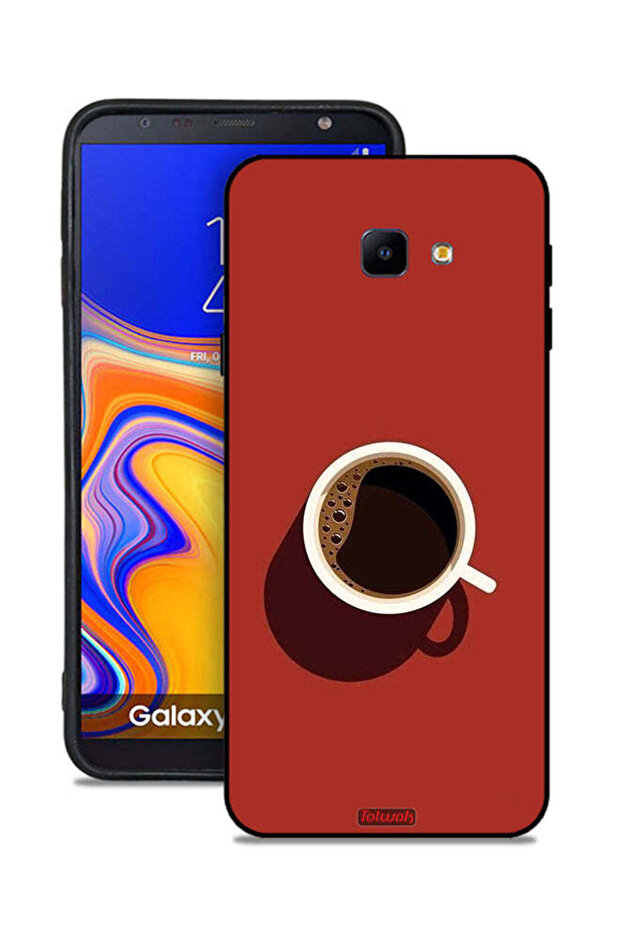 غطاء حماية لهاتف Samsung Galaxy J4 Core بتصميم فنجان قهوة