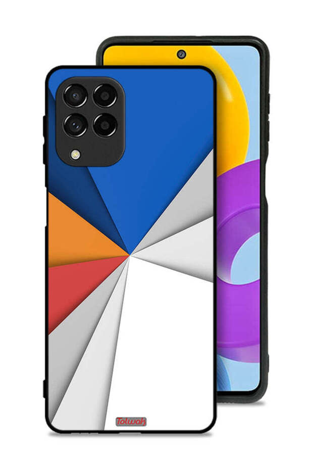 غطاء حماية لهاتف Samsung Galaxy M53 مصنوع من مادة مطابقة للفن التجريدي