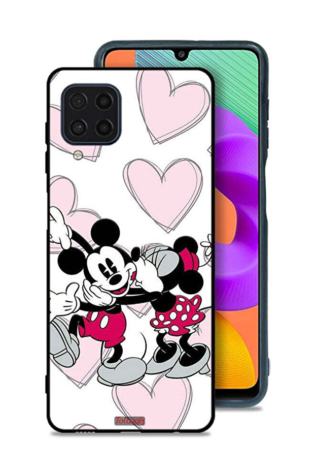 Samsung Galaxy M22 Protective Case Cover Mickey Mouse Hug