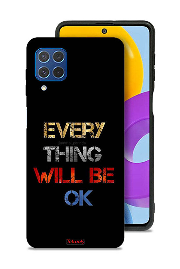 غطاء حماية لهاتف Samsung Galaxy M62 كل شيء سيكون على ما يرام