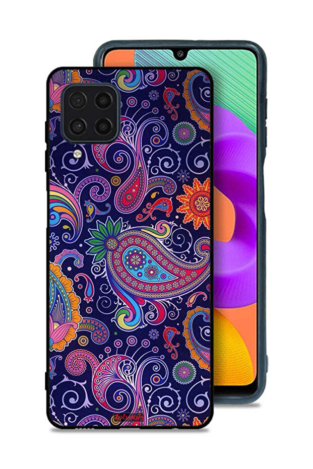 Samsung Galaxy M22 Protective Case Cover Mandala Art Pattern