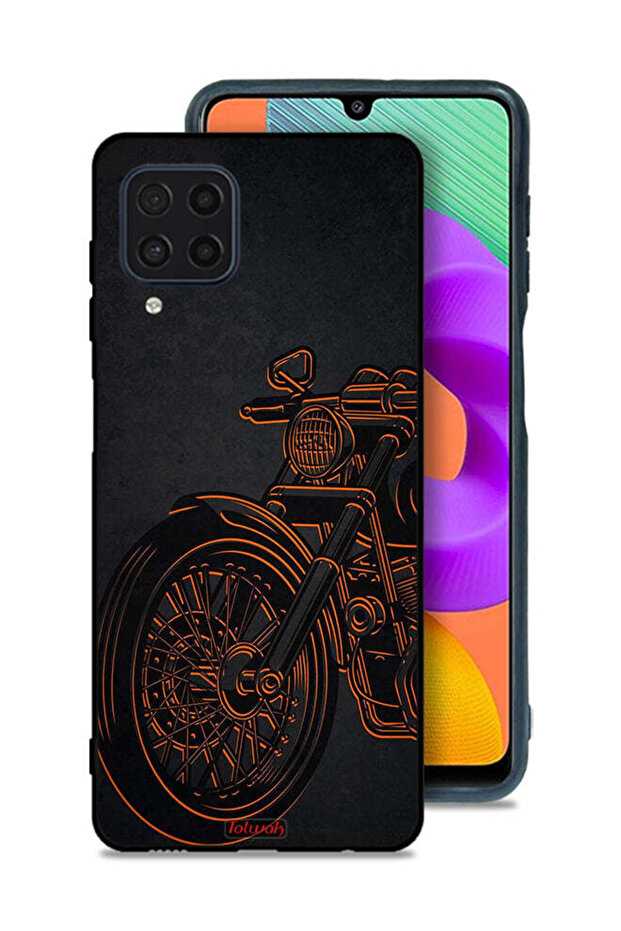Samsung Galaxy M32 4G Protective Case Cover Vintage Bike