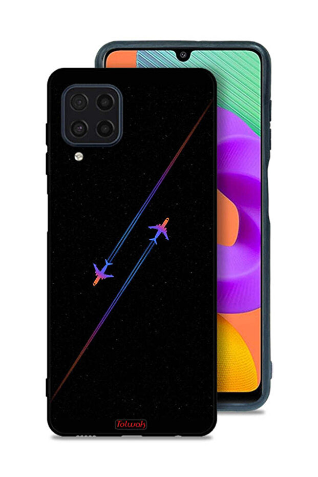 Samsung Galaxy M32 4G Protective Case Cover Airplanes Art