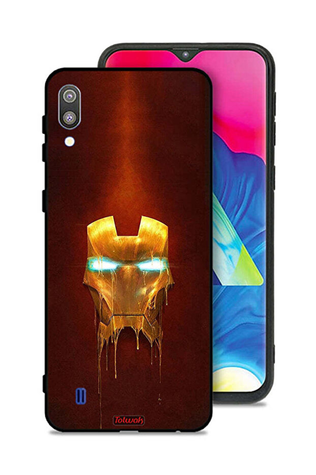 غطاء حماية لهاتف سامسونج جالاكسي M10 من Iron Man Marvel Comics