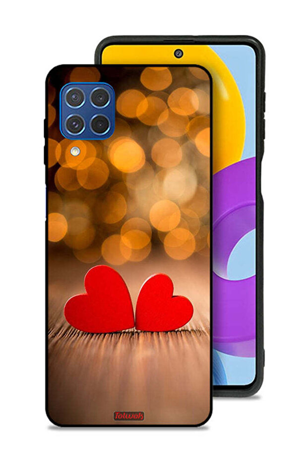 Samsung Galaxy M62 Protective Case Cover Two Beautiful Hearts