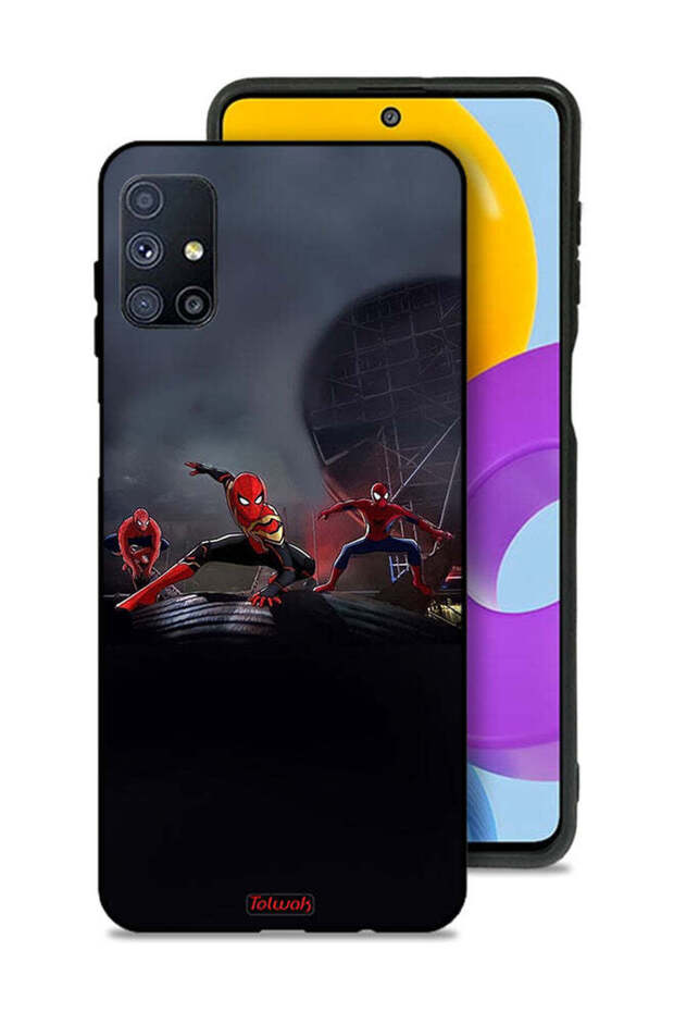 Samsung Galaxy M51 Protective Case Cover Three Spiders