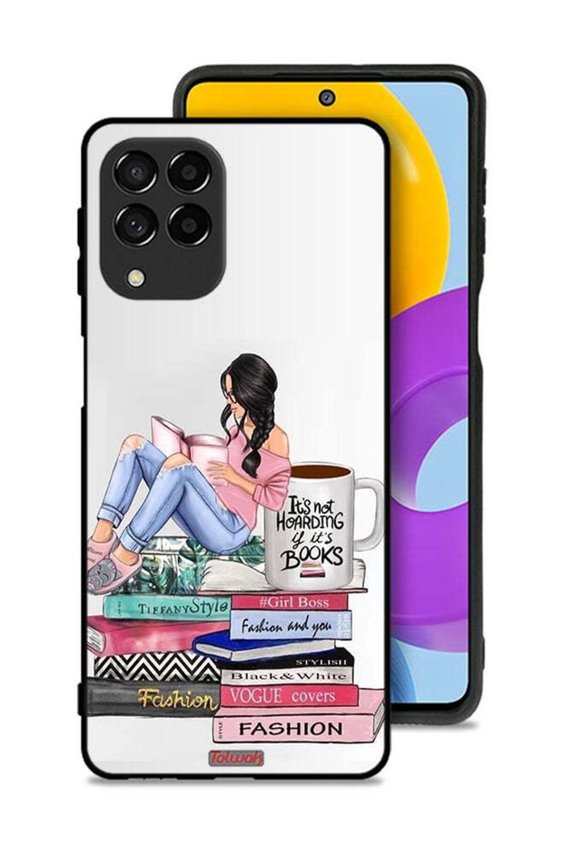 Samsung Galaxy M53 Protective Case Cover Girl And Fashion Books Art