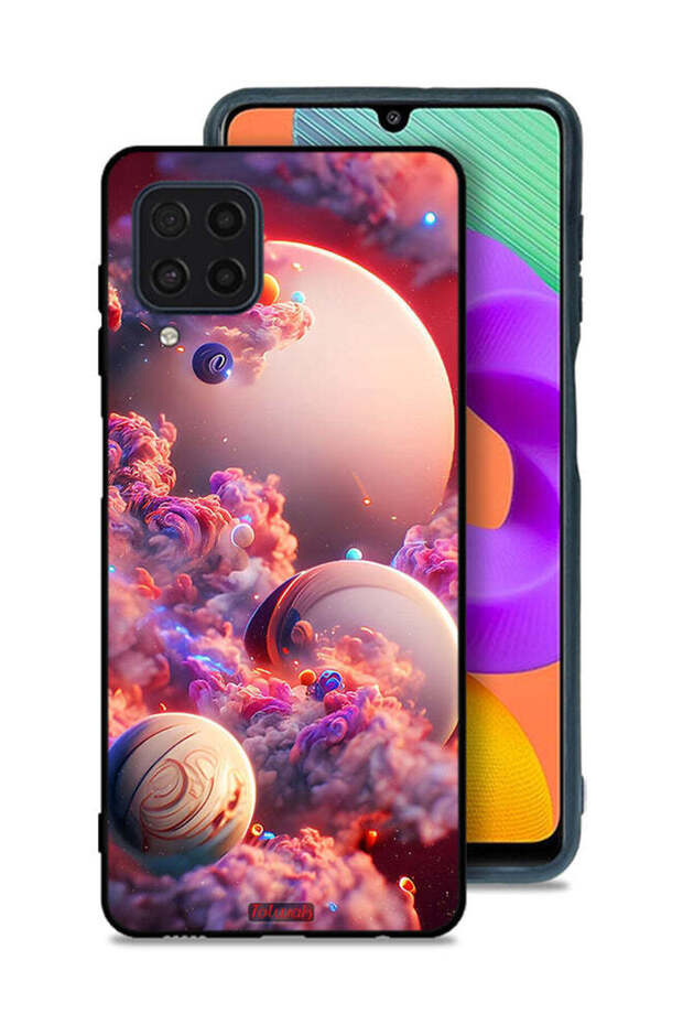 Samsung Galaxy M22 Protective Case Cover Clouds Abstract Art