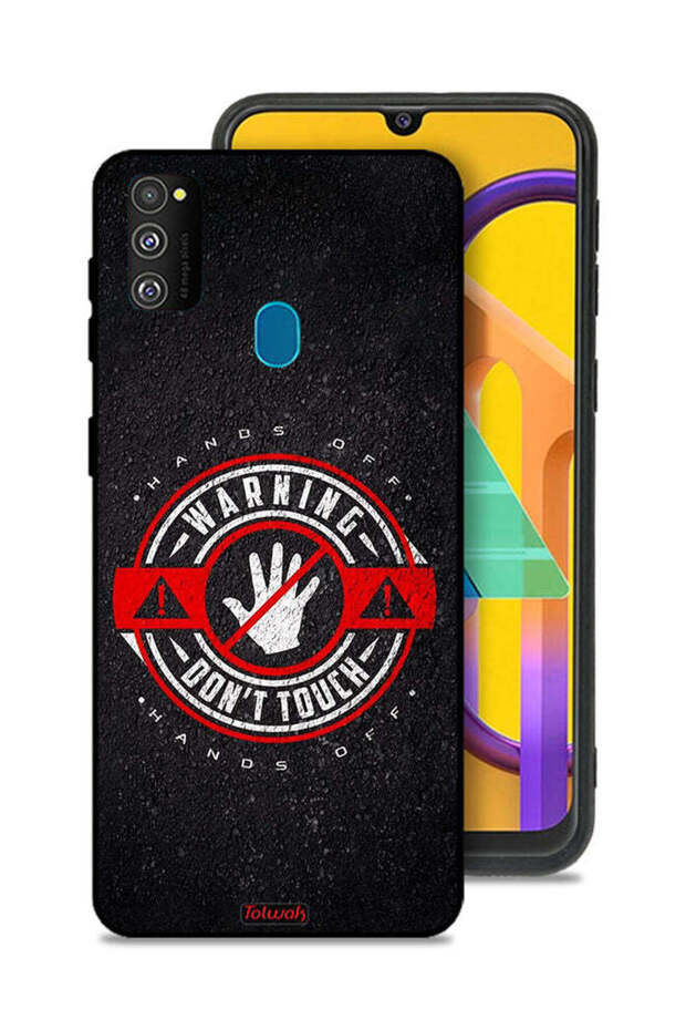 Samsung Galaxy M30s Protective Case Cover Warning Do Not Touch