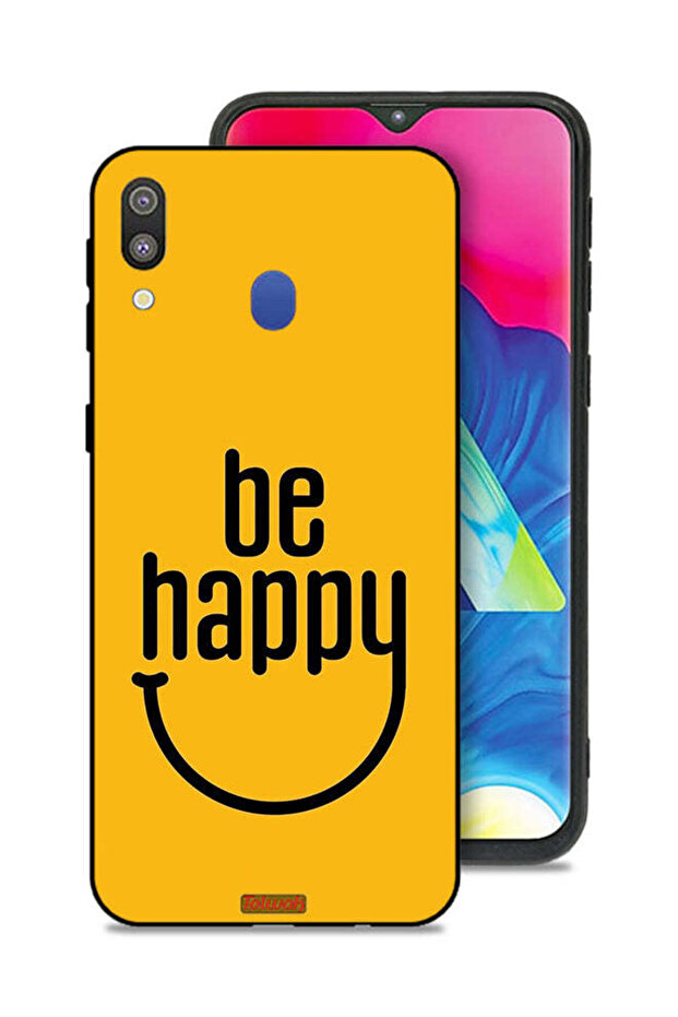 Samsung Galaxy M20 Protective Case Cover Be Happy