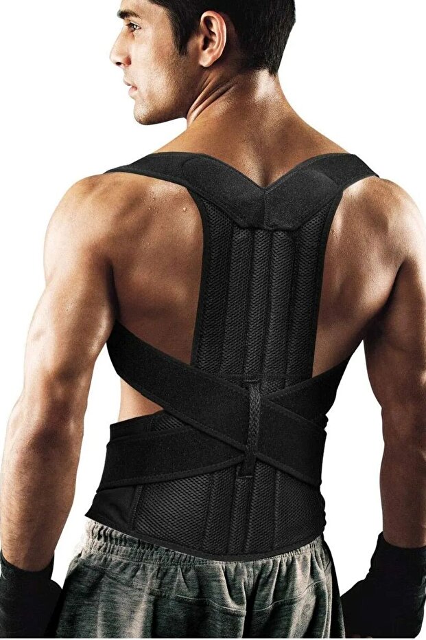 Upright Posture Corset Posture Corrector Anti-Humpback Double Underwire Back with Waist Support for Women Men