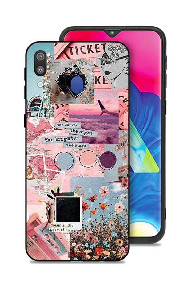 Samsung Galaxy M20 Protective Case Cover The Darker The Night The Brighter The Stars