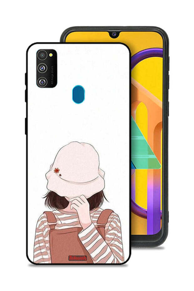 Samsung Galaxy M30s Protective Case Cover Hide Face By Hat