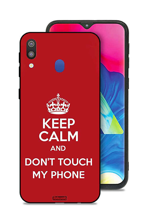 Samsung Galaxy M20 Protective Case Cover Keep Calm And Dont Touch My Phone