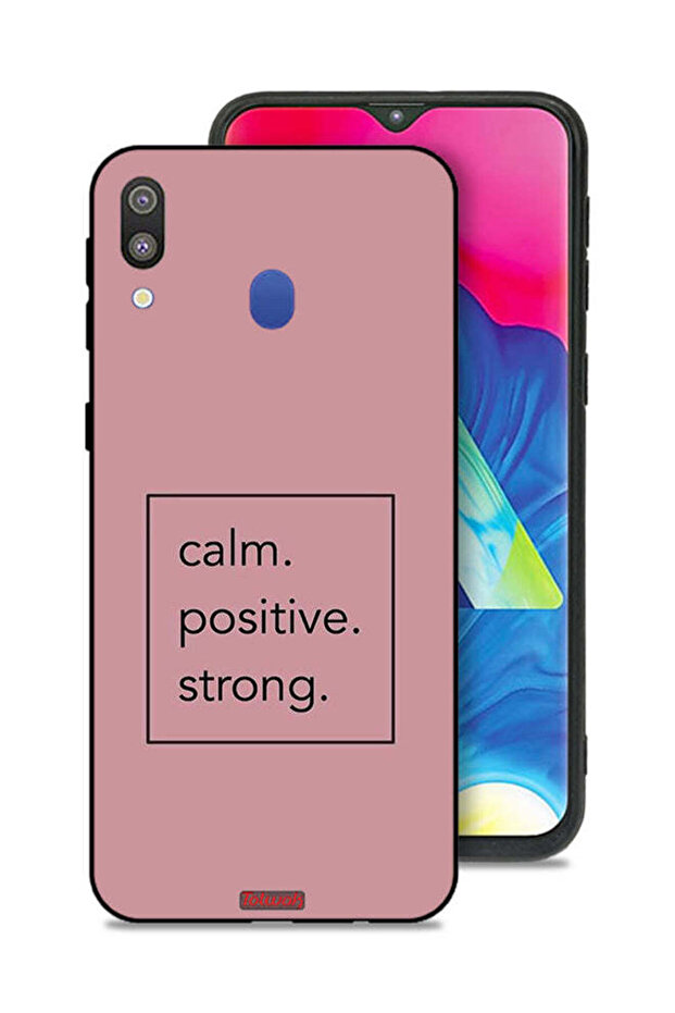 Samsung Galaxy M20 Protective Case Cover Calm Positive Strong