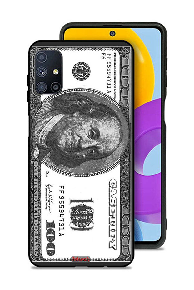 غطاء حماية لهاتف Samsung Galaxy M51 بنمط الدولار