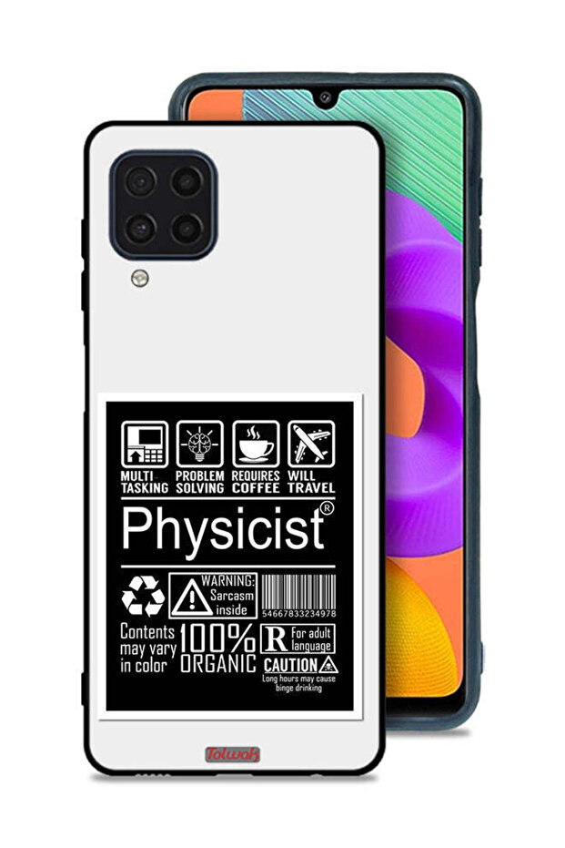 Samsung Galaxy M22 Protective Case Cover Physicist Sticker