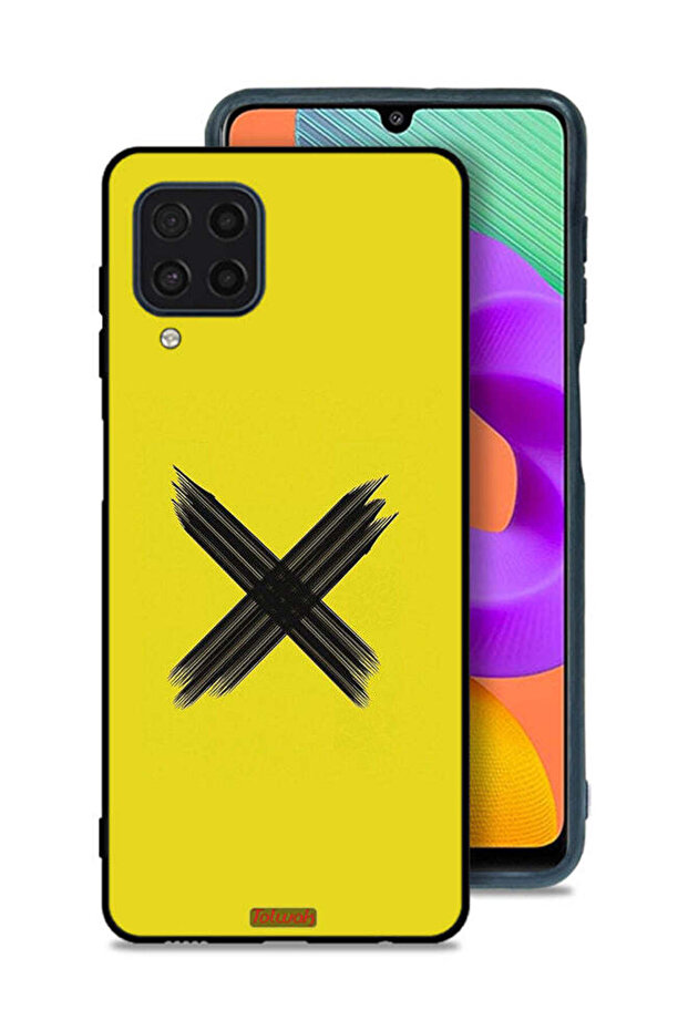 Samsung Galaxy M22 Protective Case Cover X Pattern