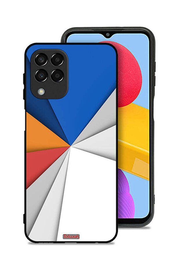 غطاء حماية لهاتف Samsung Galaxy M33 مصنوع من مادة مطابقة للفن التجريدي