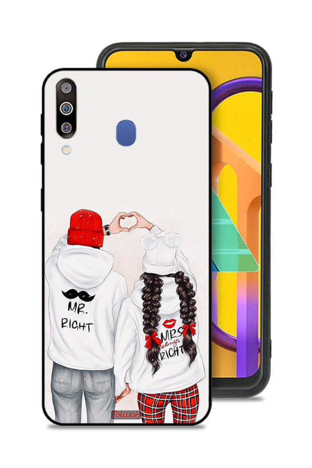 غطاء حماية لهاتف Samsung Galaxy M30 - يمين ويمين دائمًا