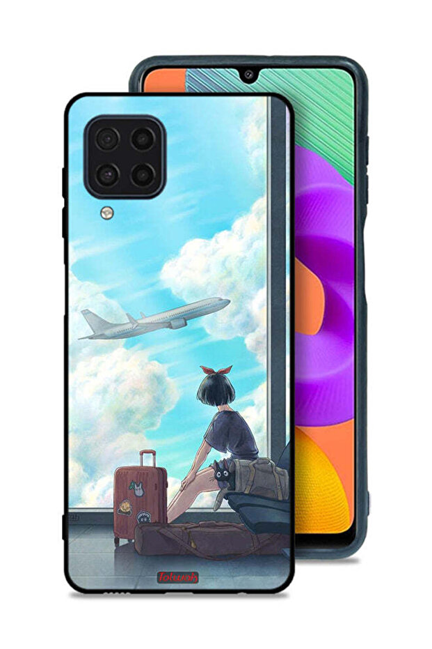 Samsung Galaxy M22 Protective Case Cover Travel Art