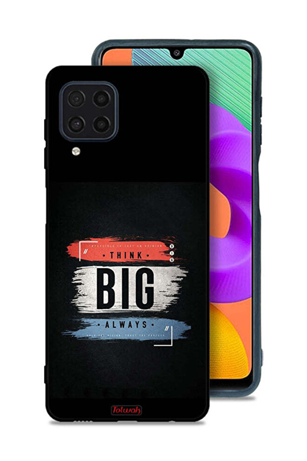غطاء حماية لهاتف Samsung Galaxy M22 - فكر دائمًا بشكل كبير