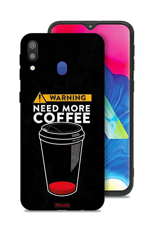 غطاء حماية لهاتف Samsung Galaxy M20 - هل تحتاج إلى المزيد من القهوة؟