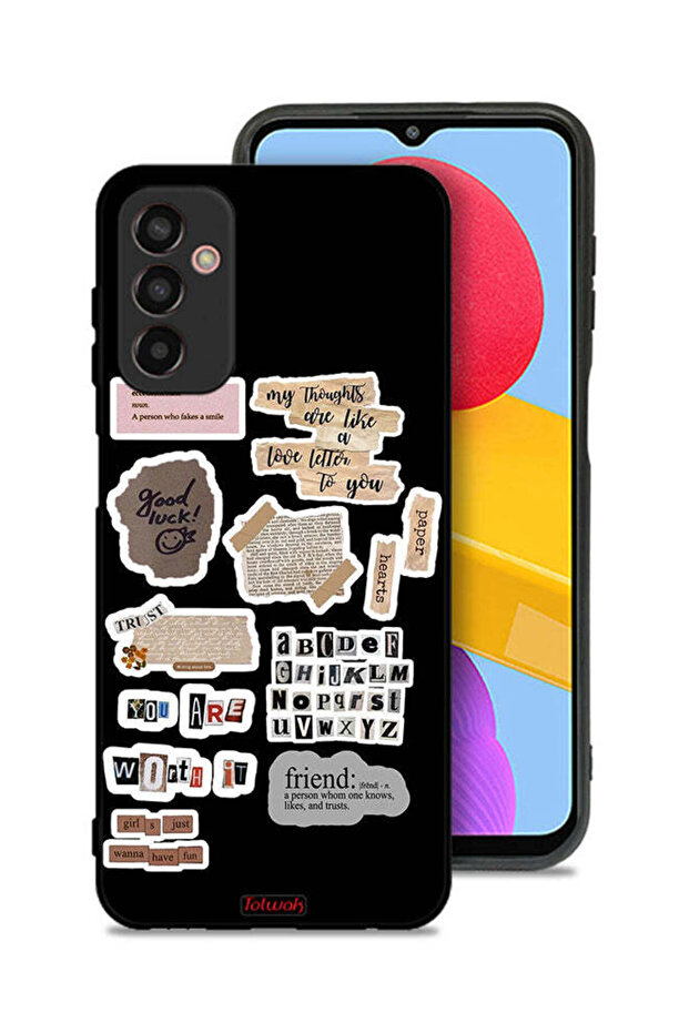 Samsung Galaxy M23 Protective Case Cover Good Luck Quotes Stickers