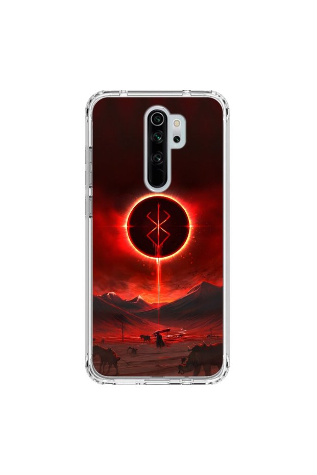Xiaomi Redmi Note 8 Pro Compatible Transparent Case Berserk 1 Design