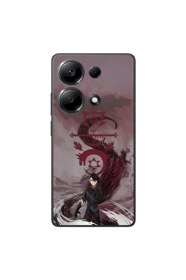 Xiaomi Redmi Note 13 Pro Compatible Transparent Case Fullmetal Alchemist 3 Design
