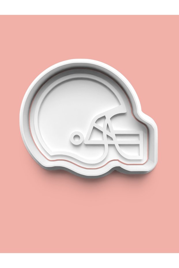 American Football Helmet Cookie Mold and Fondant Mold