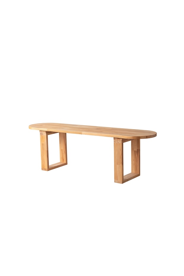 SAMETTİ MASİF KAYIN BENCH, BEJ - 4