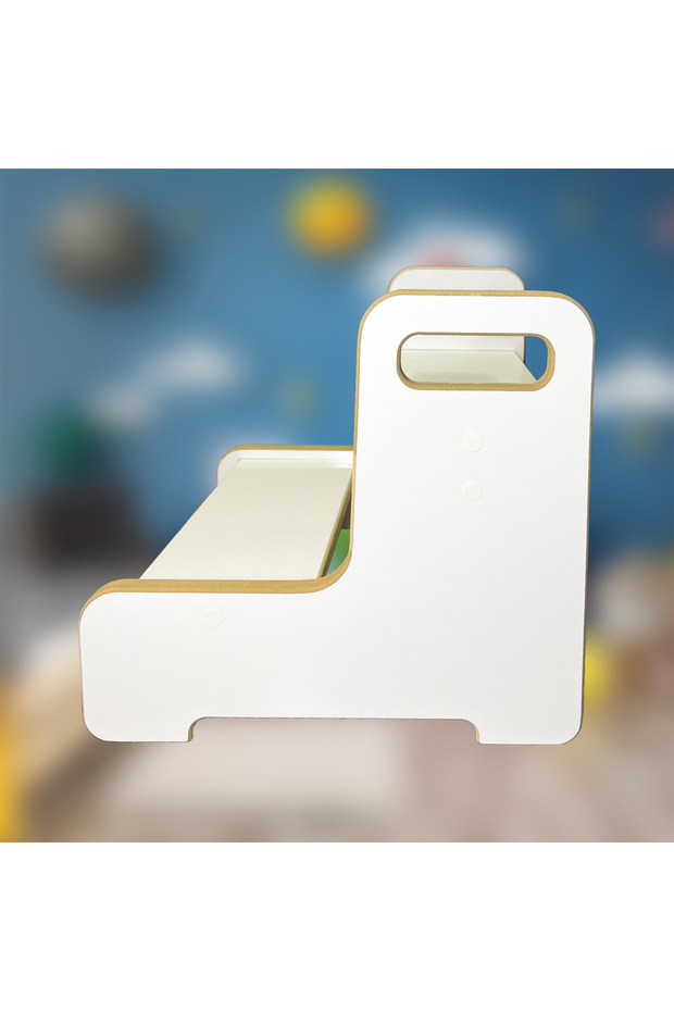 Mdf Basamak Tabure Çocuk Bebek Tabure Banyo Wc Lavabo Merdiven Yükseltici - 2