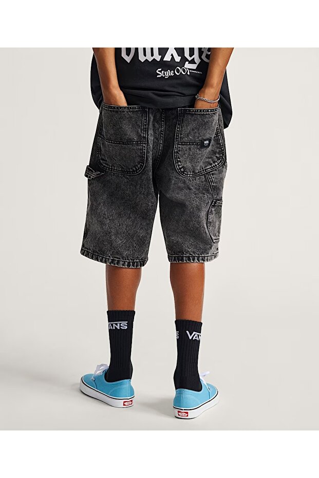 Drill Chore Loose Denim Short - 4