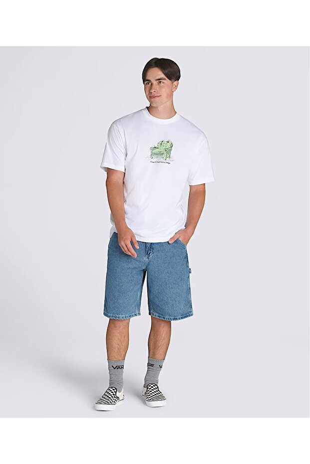 Drill Chore Loose Denim Short - 1