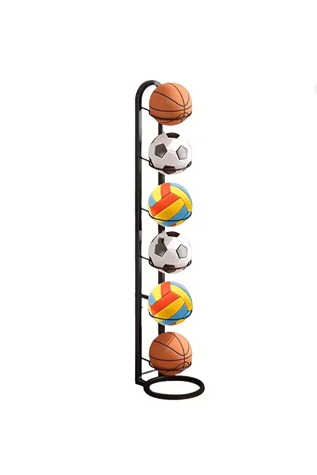 Ball Basket Multi-Storey Ball Storage Space Metal Ball Basket and Rack